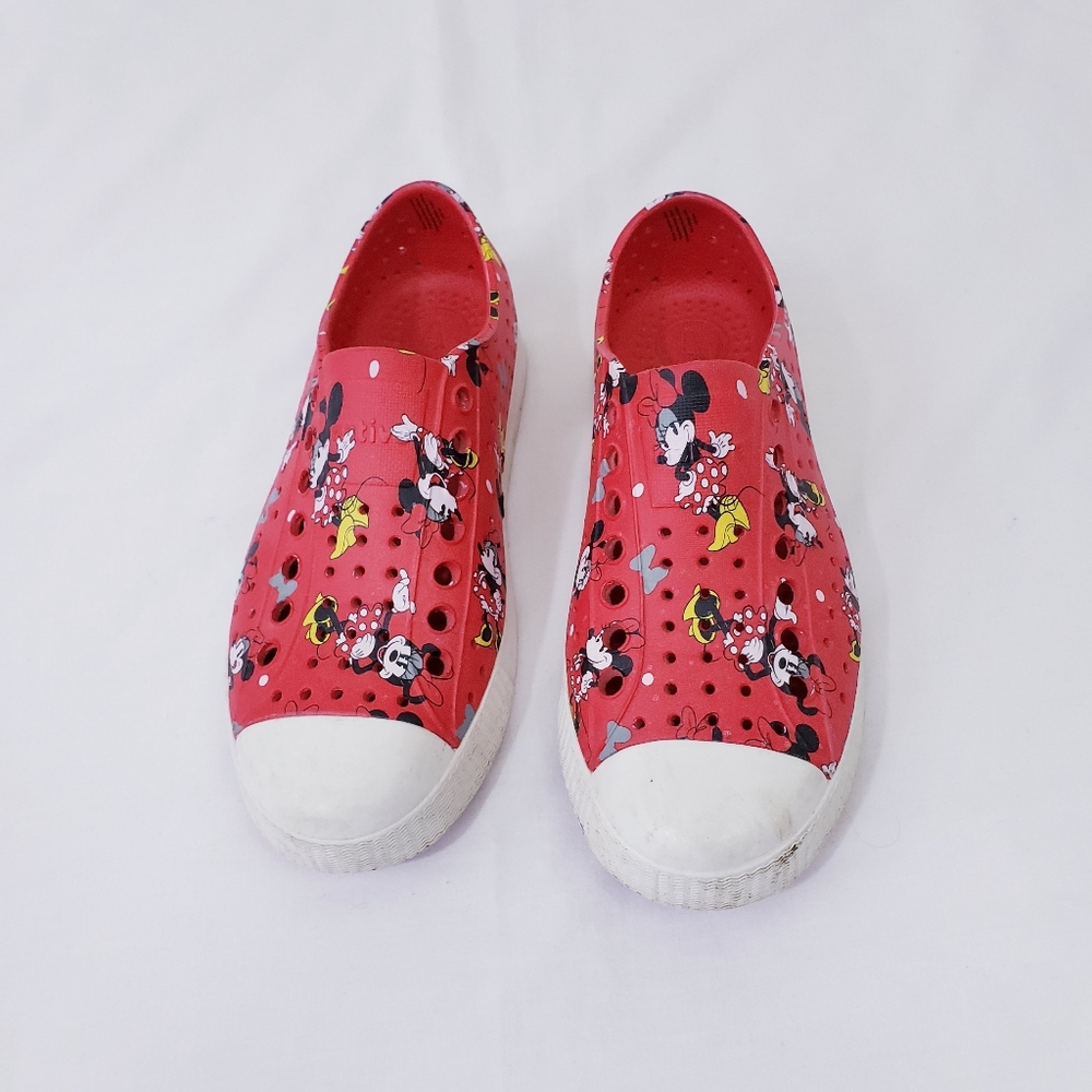 Disney Parks Minnie Mouse Native Slip On Shoes Sneakers Size 5 Women - Picture 2 of 9